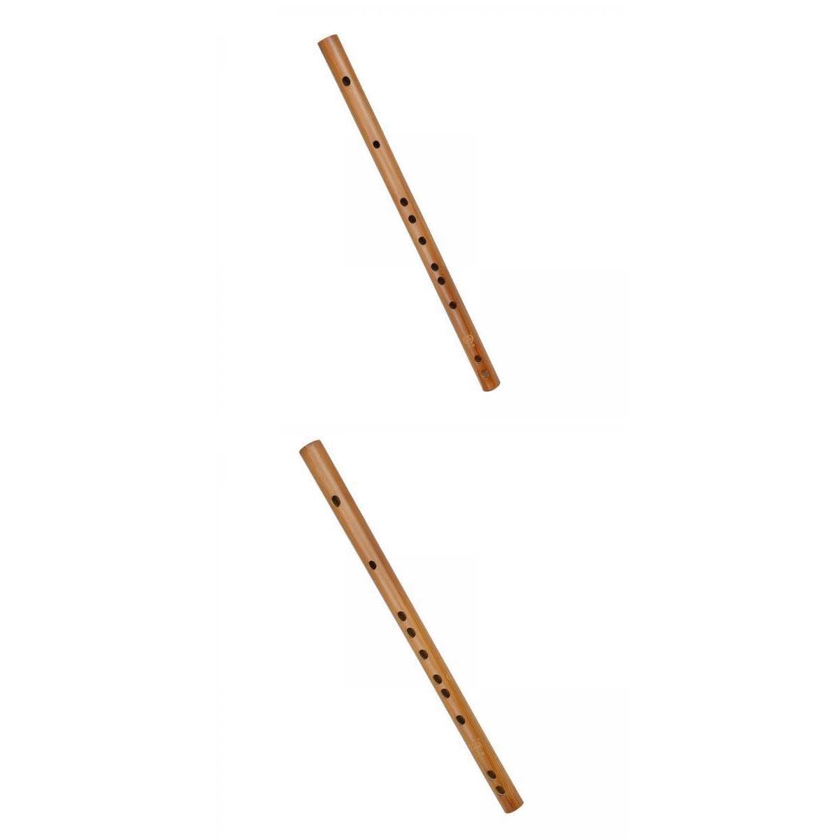 Atorse 2X Traditional Wooden Flute Great Sound Woodwind Musical Instrument Gift
