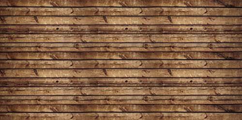 Lfeey 20X10Ft Wood Backdrops For Photography Grunge Wood Vintage Worn Wooden Board Background Seamless Backdrop Brown Wood Backg