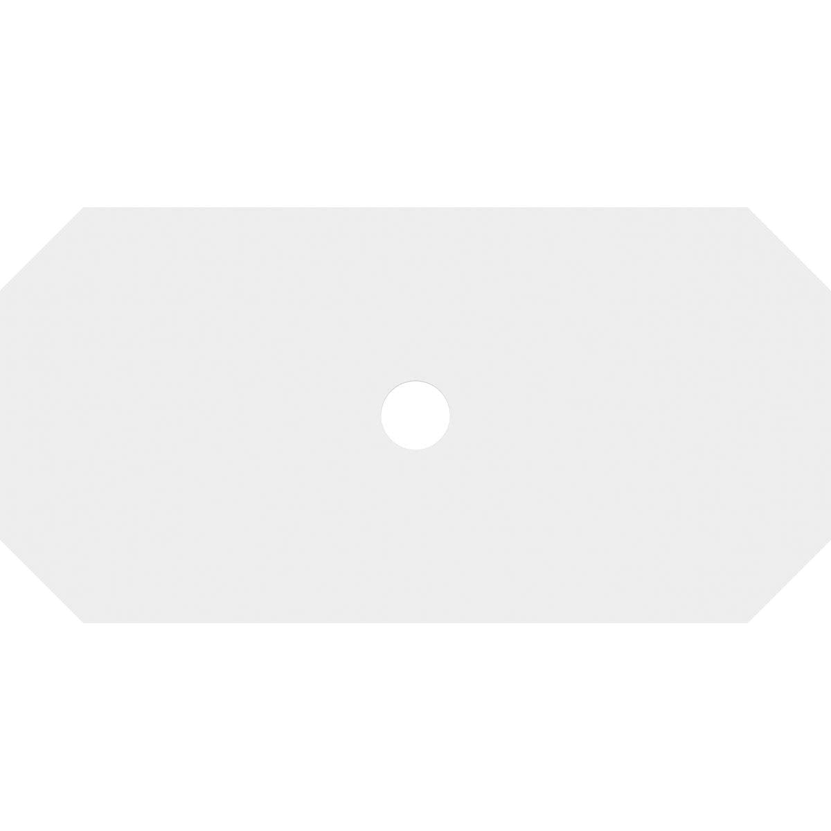 Ekena Millwork Cmp36X18Ed 03000 Emerald Architectural Grade Pvc Contemporary Urethane Ceiling Medallions 36''W X 18''H X 3''Id X
