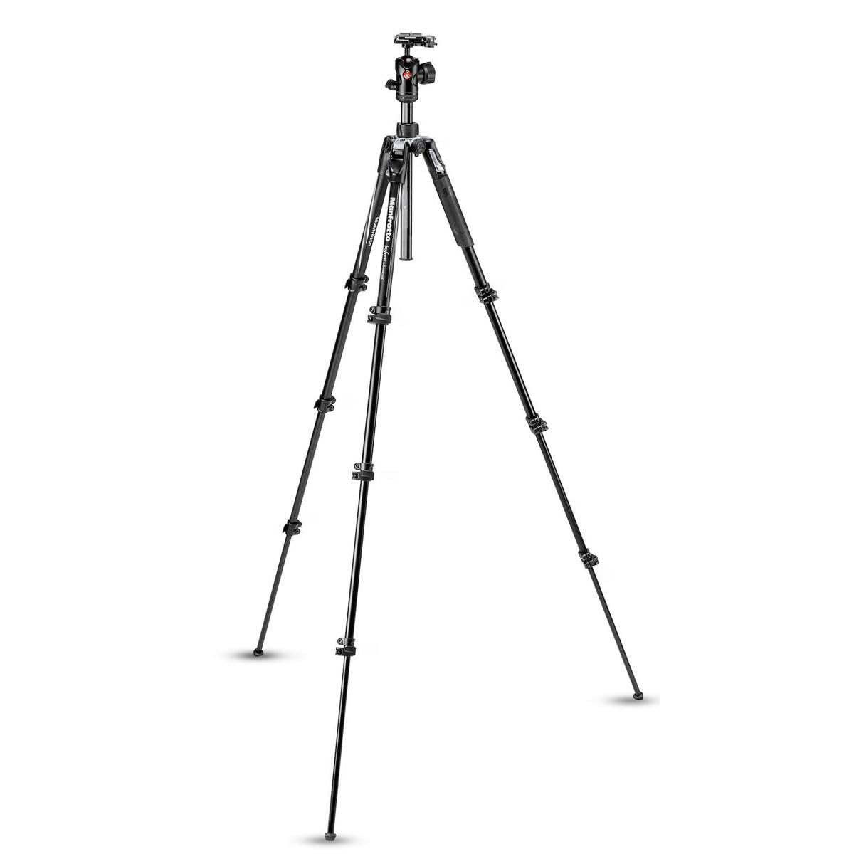 Manfrotto Befree Advanced Lever 4 Section Aluminum Travel Tripod With Ball Head, Black