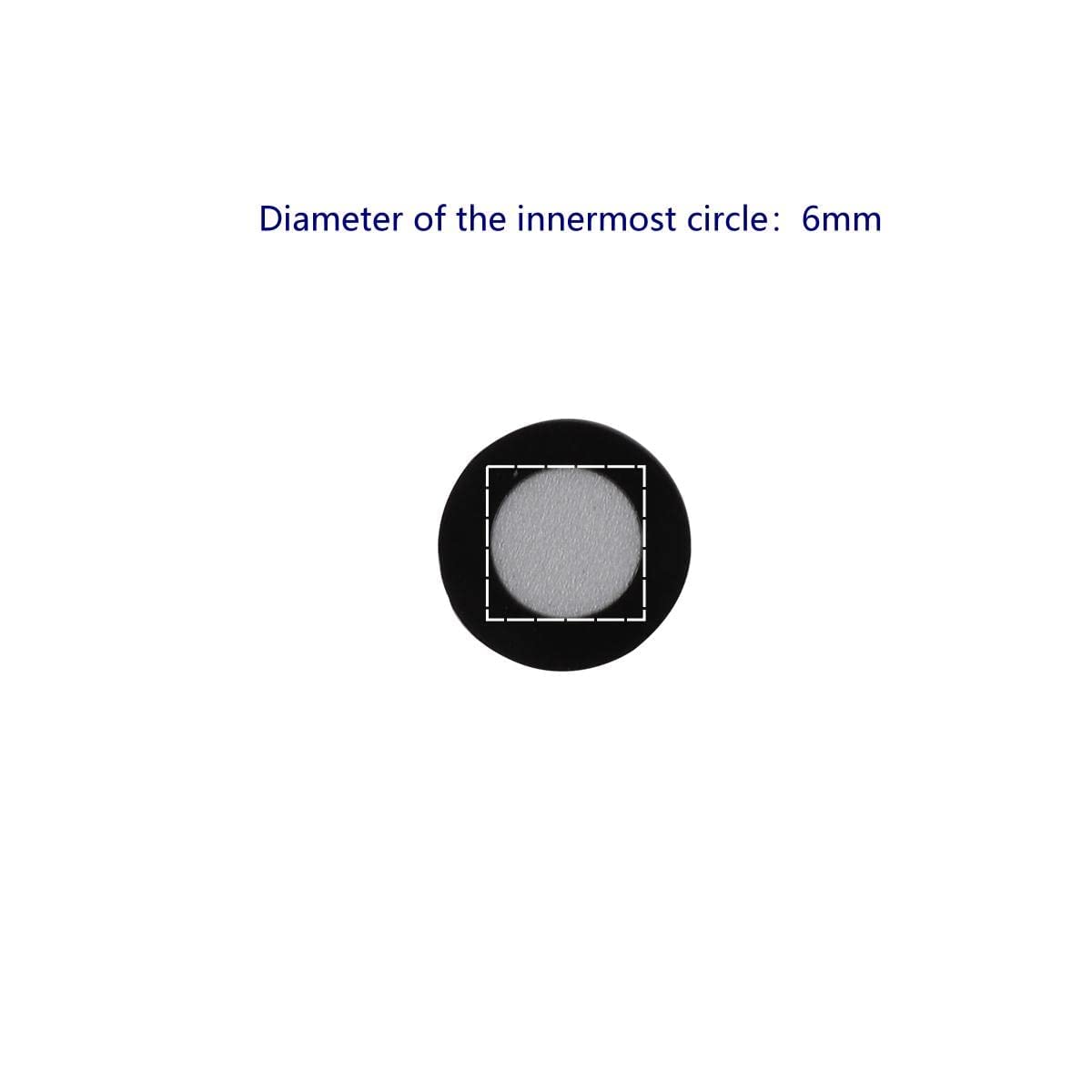 Tosukki 6Mm Positioning Targets With Black Contour For 3D Scaner,3D Scanning Markers/Dots/Stickers,Reference Point Markers/Refle