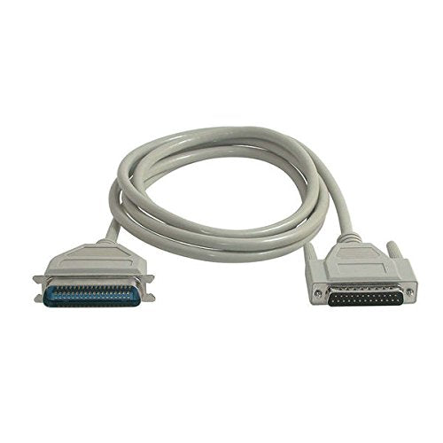 C2G 02798 Db25 Male To Centronics 36 Male Parallel Printer Cable, Beige (6 Feet, 1.82 Meters)