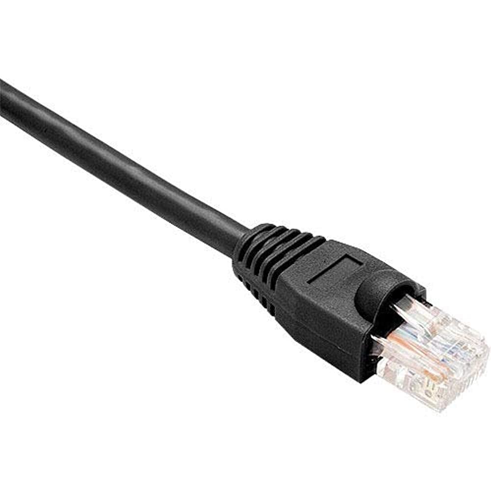 UNIRISE 75FT CAT6 SNAGLESS UNSHIELDED (UTP) ETHERNET NETWORK PATCH CABLE BLACK 
