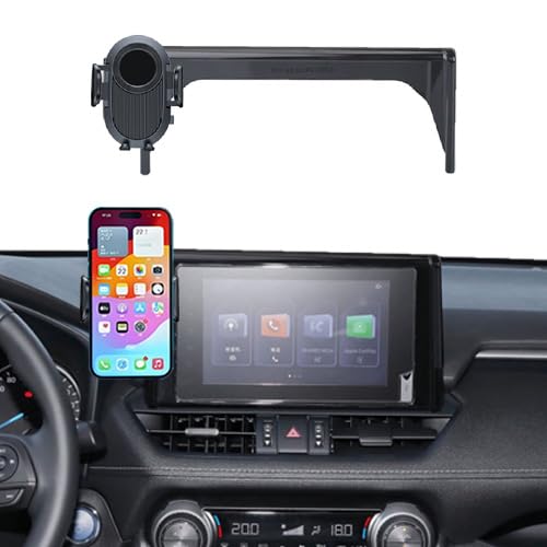 Juborre Car Phone Holder For 2019-2025 Toyota Rav4 Accessories,Phone Mount For Rav4 With 8-Inch Screen,Hands-Free Dash Mount Cel