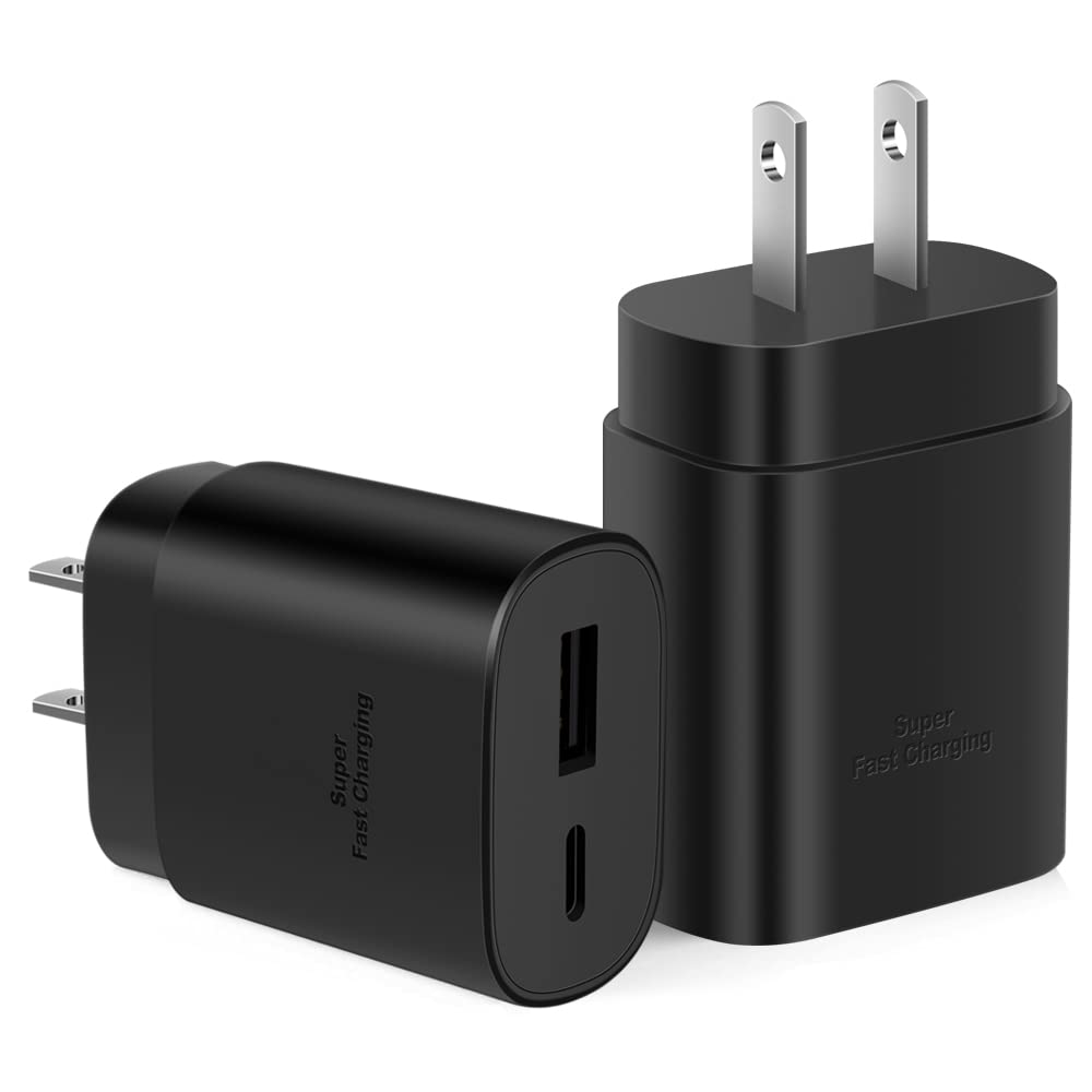 Usb C Wall Charger, 25W Super Fast Charger Type C Charger Block For Samsung Galaxy S23/S23 Ultra/S23+/S22/S22 Ultra/S22+/S21/S20