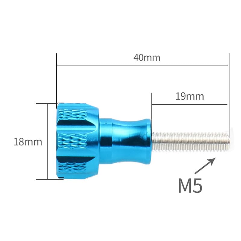 4Pc Aluminum Alloy Thumbscrews For Gopro Hero 11 10 9 8 7 6 5 4 3+, Insta360 One X3 X2 X Rs R Go 2 And Dji Osmo Action 2 3, Stan