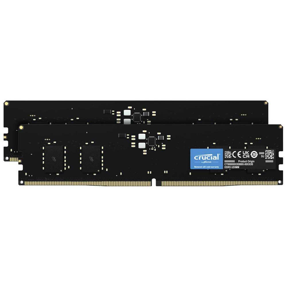 Crucial 16GB DDR5 RAM Kit (2x8GB), 5600MHz Desktop Memory, UDIMM 288-Pins, Compatible with Intel Core and AMD Ryzen 7000 - CT2K8