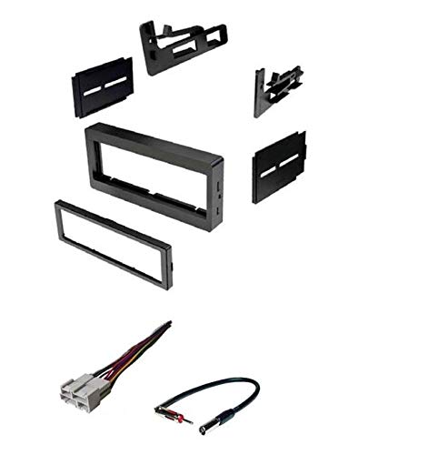 Car Stereo Dash Kit, Wire Harness, Antenna Adapter For Installing A Radio For Some 1995 2002 Cadillac Escalade Astro Avalanche Express Silverado Suburban Tahoe Gmc Safari Savana Sierra Yukon