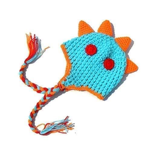 Crocheted Baby Boy Dinosaur Outfit Newborn Photography Props Handmade Knitted Photo Prop Infant Accessories (1 12 Months)