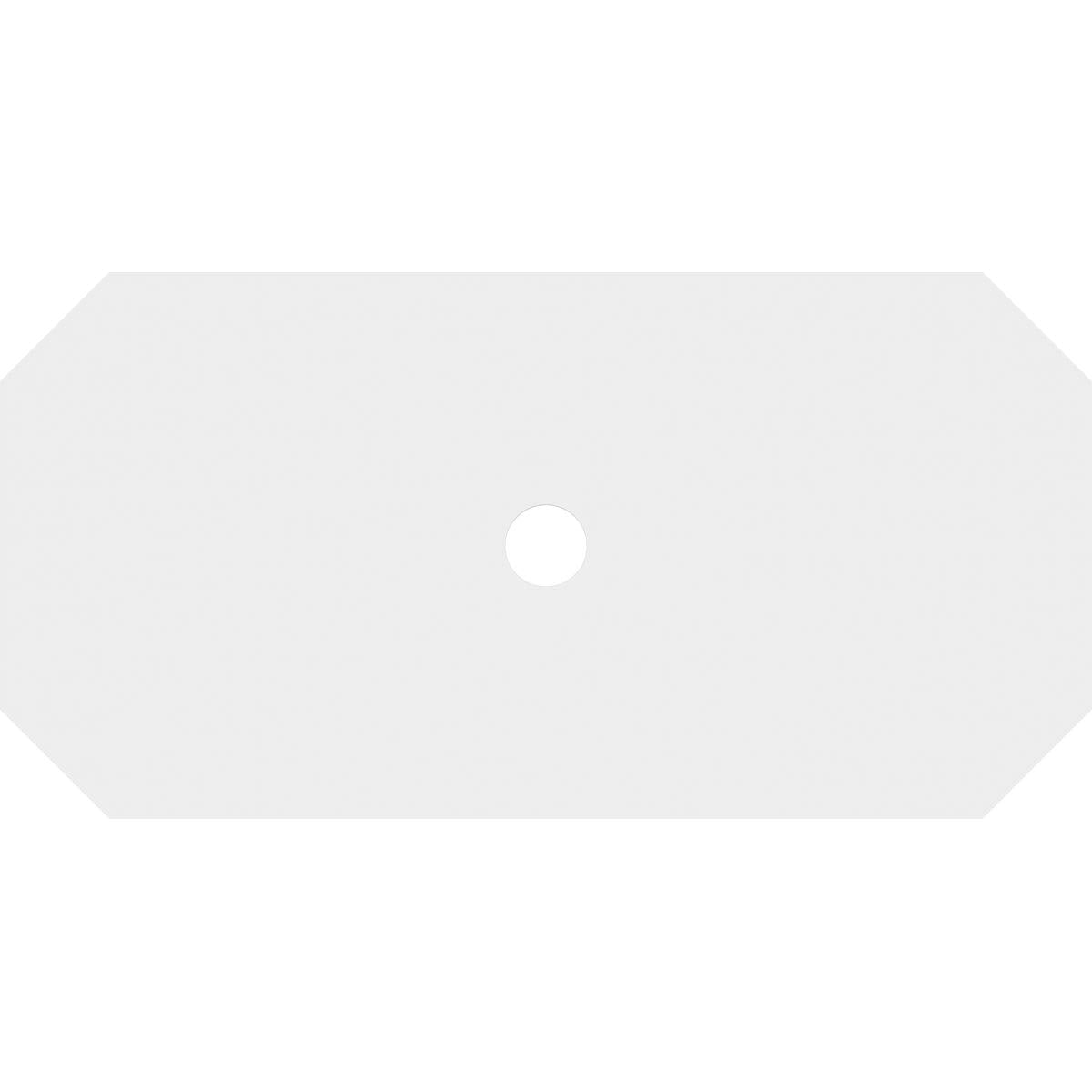 Ekena Millwork Cmp40X20Ed 03000 Emerald Architectural Grade Pvc Contemporary Urethane Ceiling Medallions 40''W X 20''H X 3''Id X