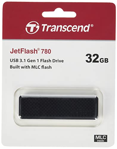 Transcend 32Gb Jetflash 780 Usb 3.0 Flash Drive (Ts32Gjf780), Black