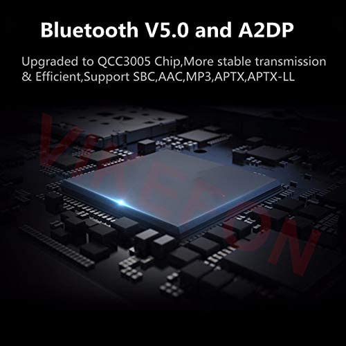 Bluetooth Receiver For Home Stereo Rca, 3.5Mm Aux Wireless Audio Adapter For Home And Car Stereo System,Nfc Enabled