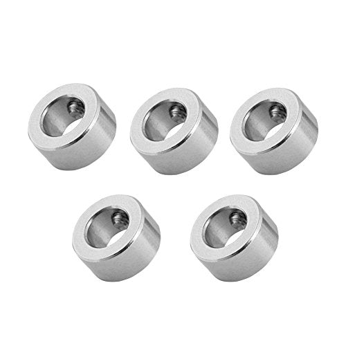 V Bestlife 5 Pcs 8Mm Shaft Lock Collar T8 Lead Screw Lock Ring Stainless Steel Isolation For 3D Printer 3D Printer Accessories