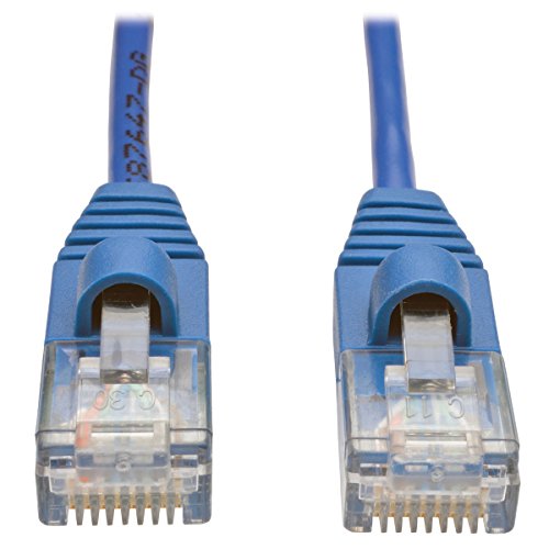 Tripp Lite Cat5E Snagless Molded Slim Utp Patch Cable (M/M), Rj45, Blue, 6 Ft. (N001 S06 Bl)