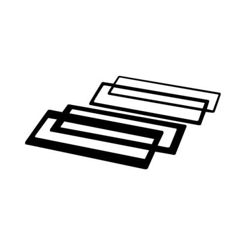 American International   Dtr600   American International Dtr600 4 Piece Trim Ring For Din Radios