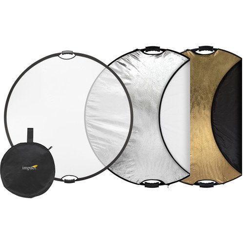 Impact 5-In-1 Collapsible Circular Reflector With Handles (32'')