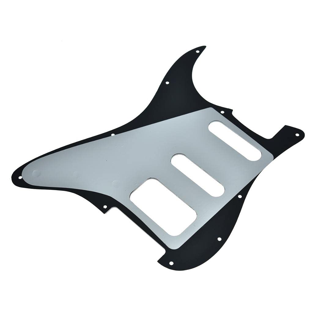 Dopro 11 Hole Strat Hss Guitar Pickguard 3 Screw Humbucking Pickup Mount For American Fd Stratocaster Abalone Pearl