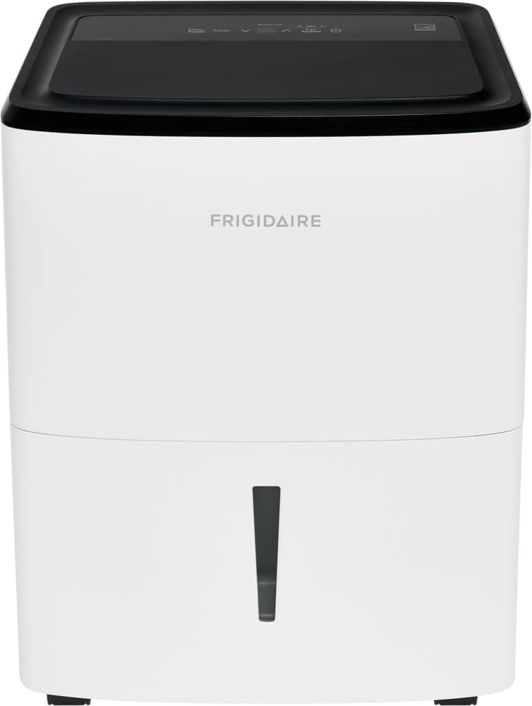 Frigidaire 22 Pint Dehumidifier. 1,500 Square Foot Coverage. Ideal For Small Rooms. 1.7 Gallon Bucket Capacity. Continuous Drain
