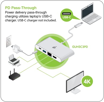 Iogear Usb C 4K Hdmi Dock With Pd Pass Thru
