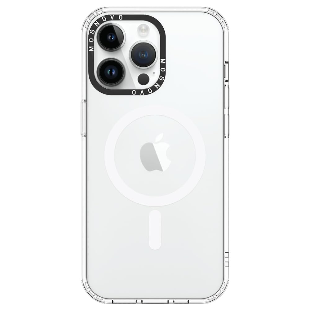 Mosnovo Case For Iphone 14 Pro Max, [Compatible With Magsafe] [Buffertech 6.6Ft Military Grade Drop Protection] [Anti Peel Off T