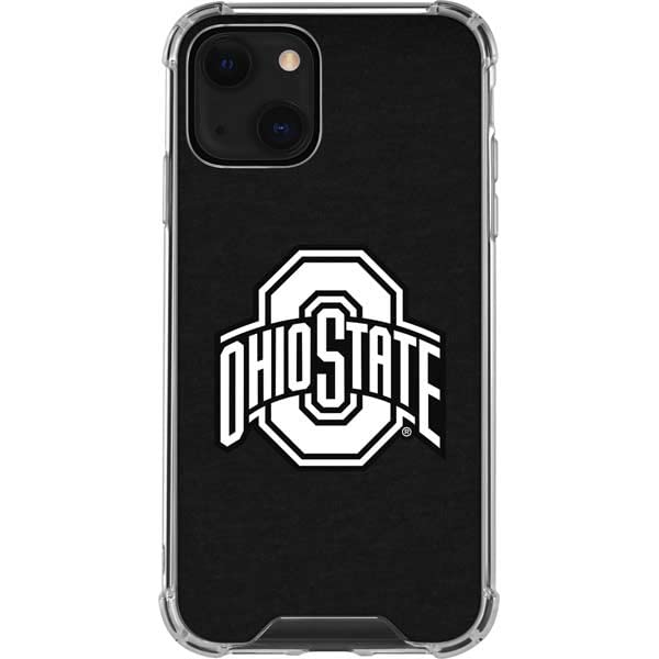 Skinit Clear Phone Case Compatible With Iphone 14 Plus   Officially Licensed Osu Ohio State Black Design