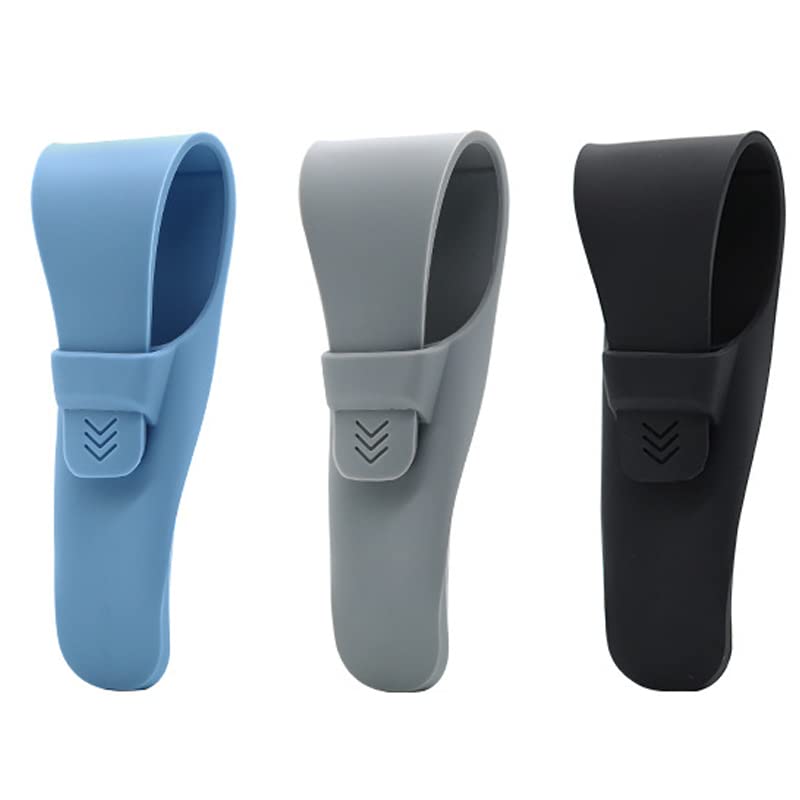 Jcsmartec 3Pack Silicone Razor Case, Rubber Safety Travel Shaver Cover Bag Protector, Portable Waterproof Razor Carrying Case (3