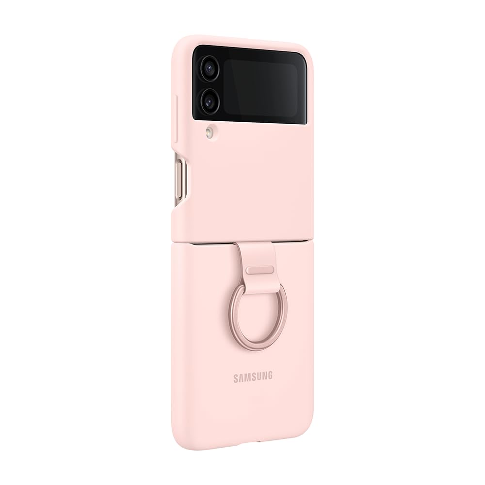 Samsung Official Silicone Ring Case - For Samsung Galaxy Z Flip 4 - (Pink), Ef-Pf721Tpegww