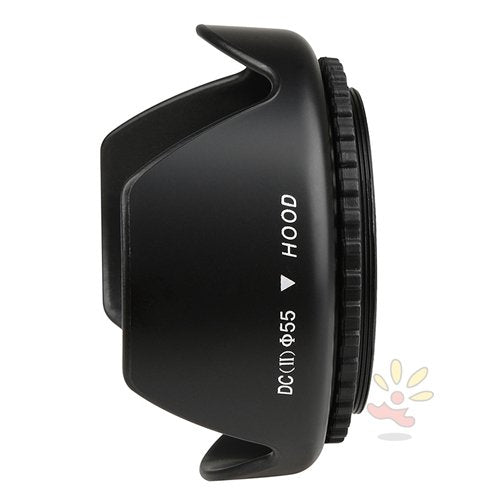 Plr Optics 55Mm Lens Hood For The Sony Dsc Hx300 Digital Camera