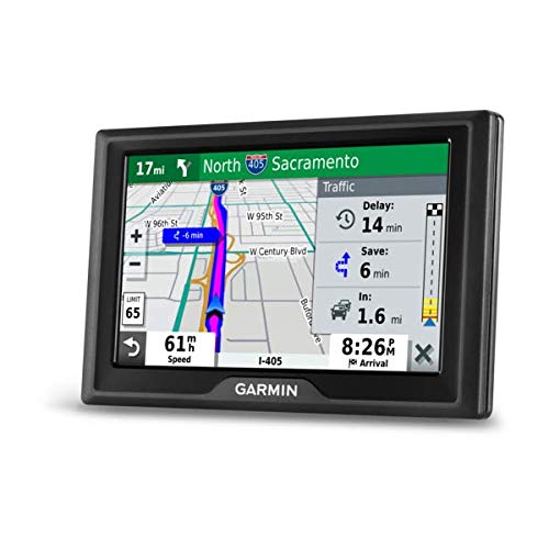 Garmin Drive 52 5'' Gps Navigator With Case And Dash Mount Bundle
