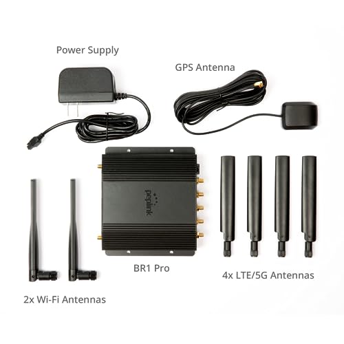 Peplink Max Br1 Pro 5G | All In One 5G Solution | X62 5G Module | Wi Fi 6 | 2X2 Mu Mimo | Max Br1 Pro 5Gn T Prm
