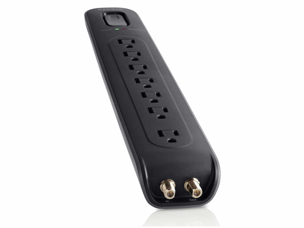 Belkin Bv107030 04 Blk Ultimate Surge Protector   Surge Suppressor   7 Output Connector(S)