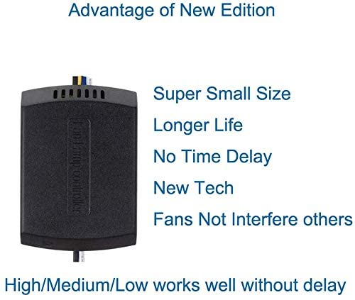 2 Pack Universal Small Size Ceiling Fan Remote Control Kits, 4 In 1 Fan Speed, Light And Timing Wireless Control For Hunter/Harb