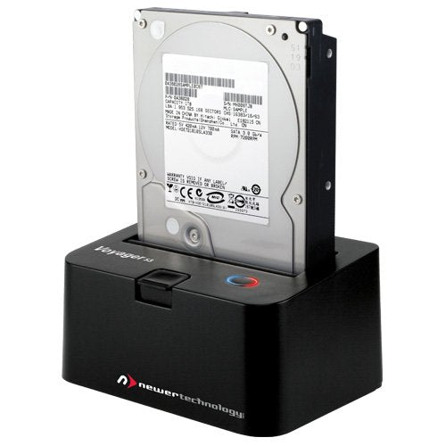 NewerTech Voyager S3, 0GB Drive Dock Enclosure, USB 3.0 Interface, SATA 6Gb/s, (NWTU3S3HD), For hot-swapping 2.5 and 3.5 inch dr