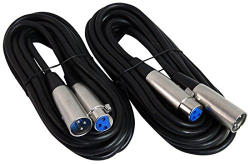 Your Cable Store Xlr/Mic Cable Kit Two 50 Ft, Two 15 Ft And Four 25 Foot Xlr Patch Cables