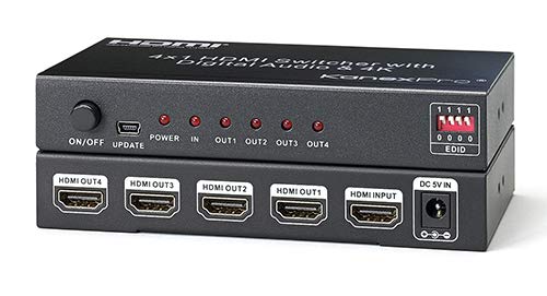 Kanex Pro Sp-Hd1X44K 4K Hdmi 4-Port Splitter Black