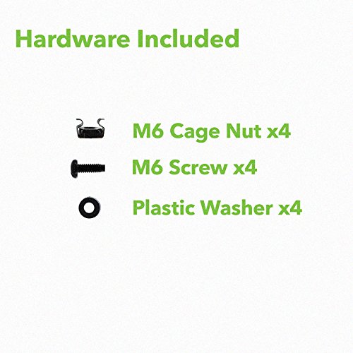 Navepoint Universal Rack Tray Vented Shelves 1U Black 10 Inches (250Mm Deep) No Lip