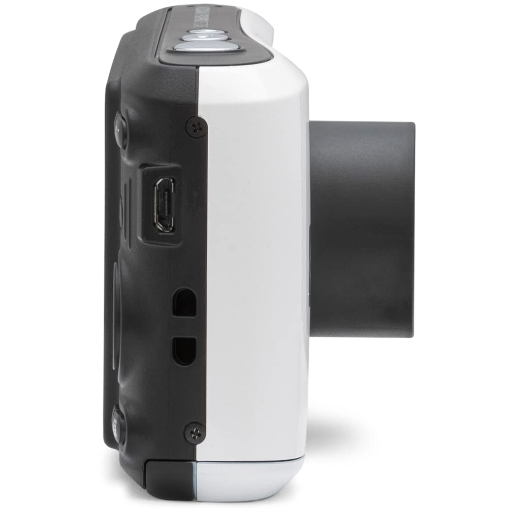 Kodak Fz45Wh Pixpro Fz45 16Mp Digital Camera White Bundle With Lexar 32Gb High Performance 800X Uhs I Sdhc Memory Card Blue Seri