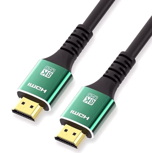 Etzin 3M 8K Ultra Hd Hdmi Cable Arc Hdmi 2.1 Cable, HighSpeed Hdmi Cord 48Gbps 8K@60Hz, 4K@120Hz Dolby Atoms (Hdcp 2.2&2.3, 3D,