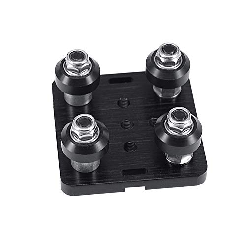 Zeelo Mini V Gantry Rod Plate With Wheel For V Slot Aluminum Profile 3D Printer Accessories Parts Set For Cnc Kossel Nema 23 Bla