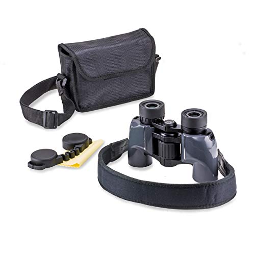 Carson Mantaray 8X24Mm Porro Prism Compact Binoculars For Travel, Camping, Hiking, Bird Watching, Sporting Events, Concerts And