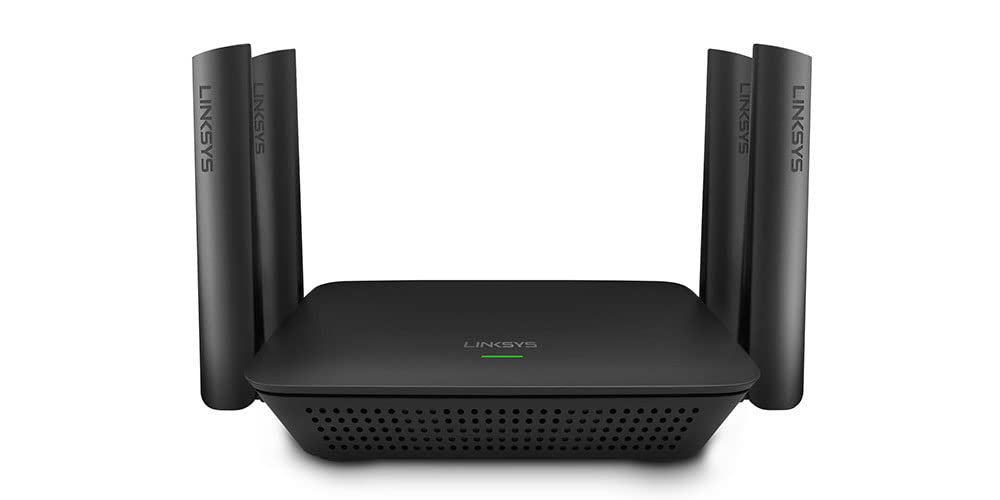 Linksys Re9000: Ac3000 Tri Band Wi Fi Extender, Wireless Range Booster For Home, 4 Gigabit Ethernet Ports, Works With Any Wi Fi