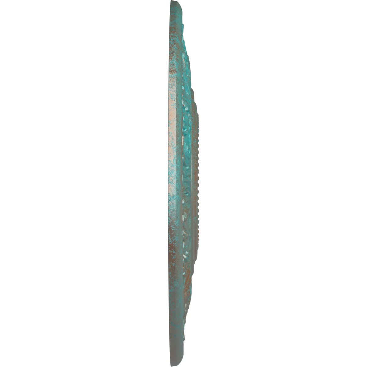 Ekena Millwork Cm20Vicgs Vienna Ceiling Medallion, 20''Od X 3 1/2''Id X 1 1/2''P, Hand Painted Copper Green Patina