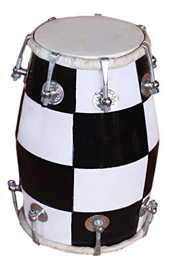 Gt Manufacturers Nuts & Bolt Wooden Musical Baby Dholak Instrument Drum |Blue