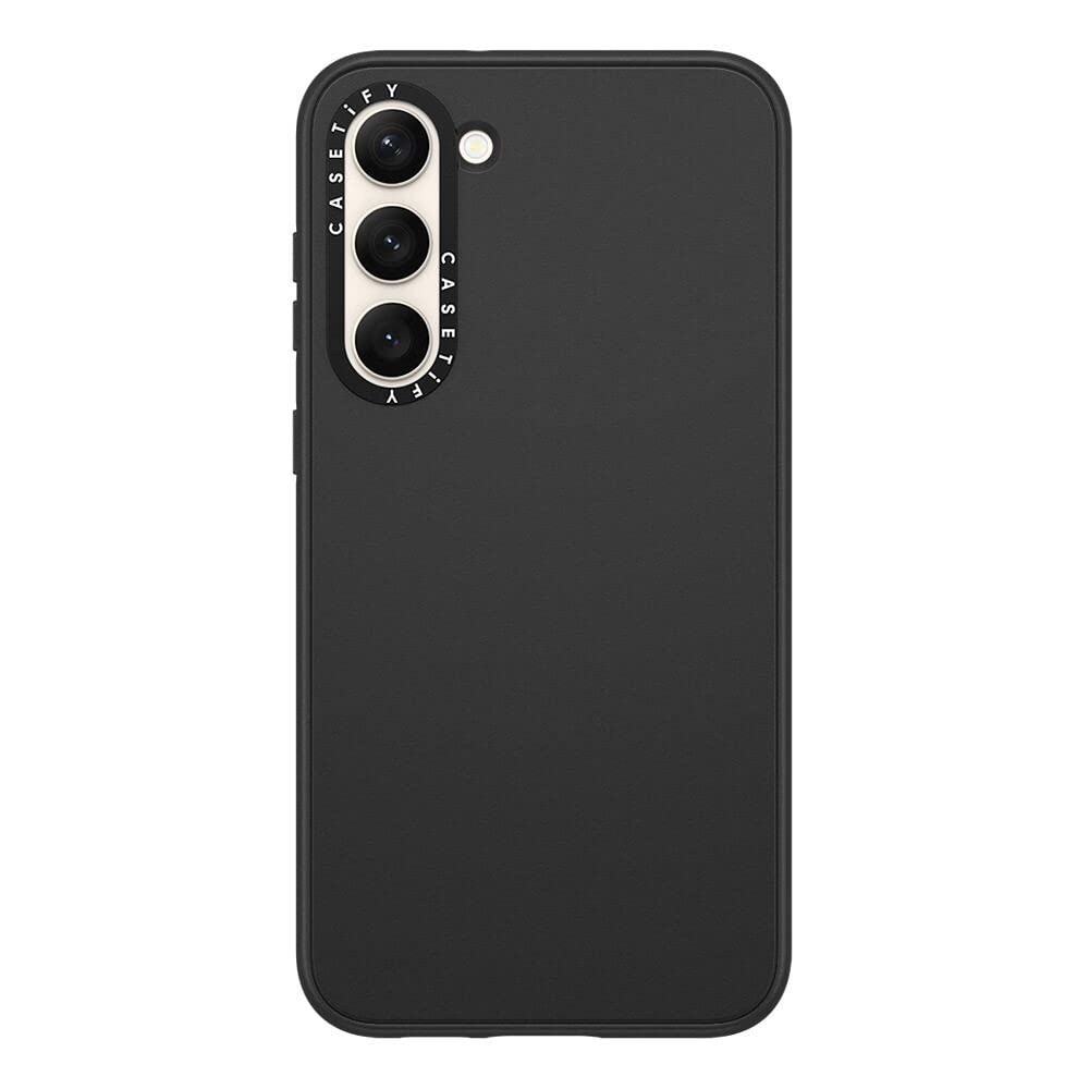 Casetify Impact Samsung Galaxy S23+ Case [4X Military Grade Drop Tested / 8.2Ft Drop Protection]   Matte Black
