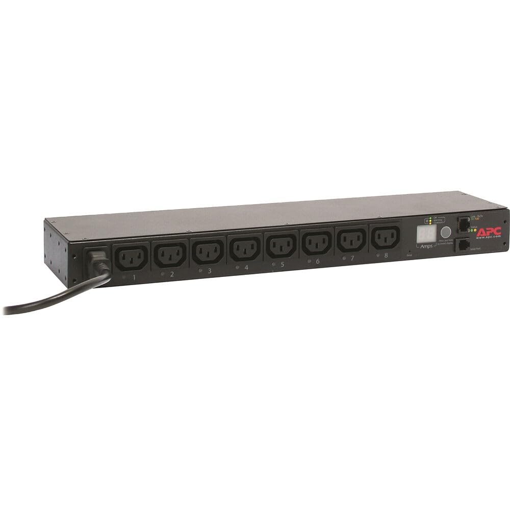 APC Rack PDU, Switched, 1U, 12A/208V, 10A/230V, (8) C13 (AP7920B)
