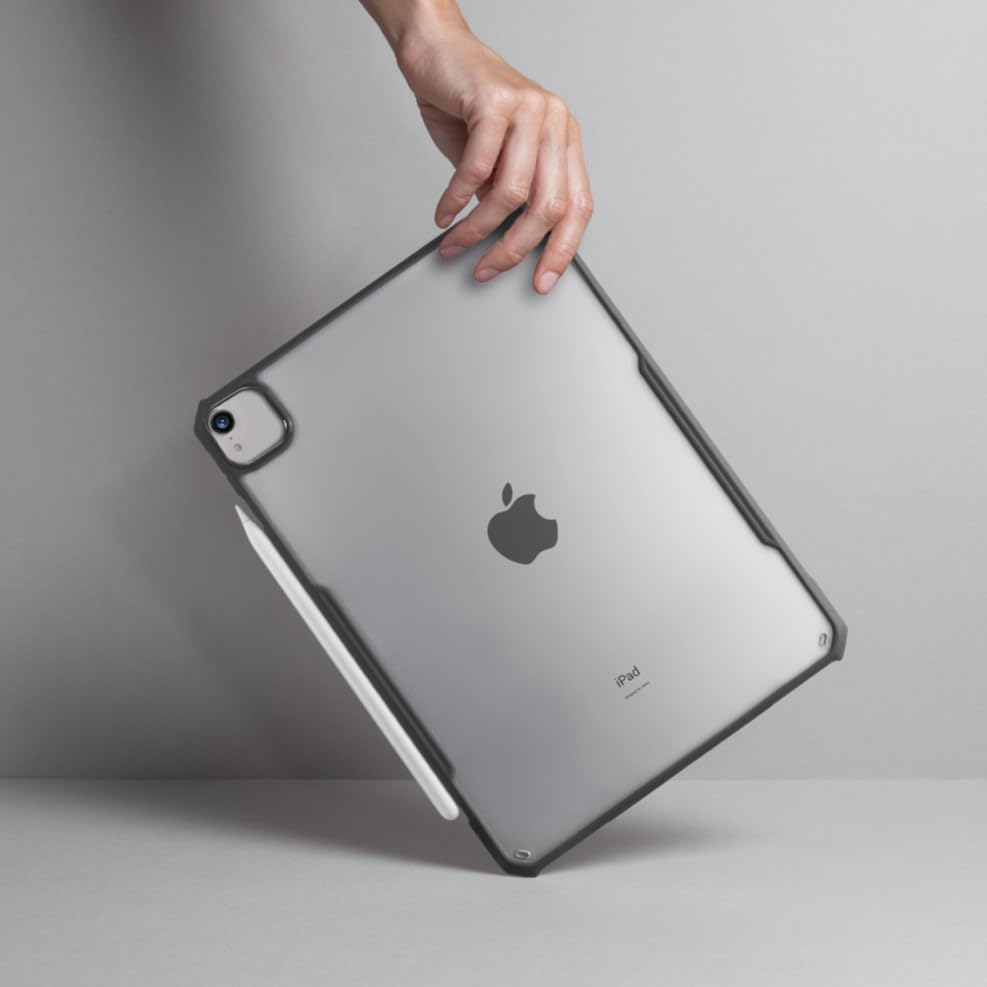 Tineeowl Ipad Air 13 Inch Case (2024) M2, Ultra Thin, Matte Clear Case, Flexible Tpu Absorbs Shock, Supports Apple Pencil Wirele