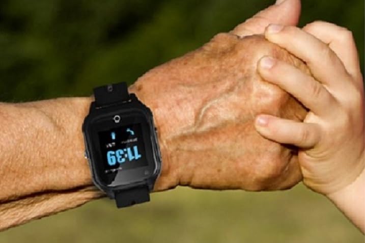 Smart Health Watch - No Contracts - One-Time Cost - No Monthly Fee - Fall Detection - Medical Alert Watch - Waterproof - Take It