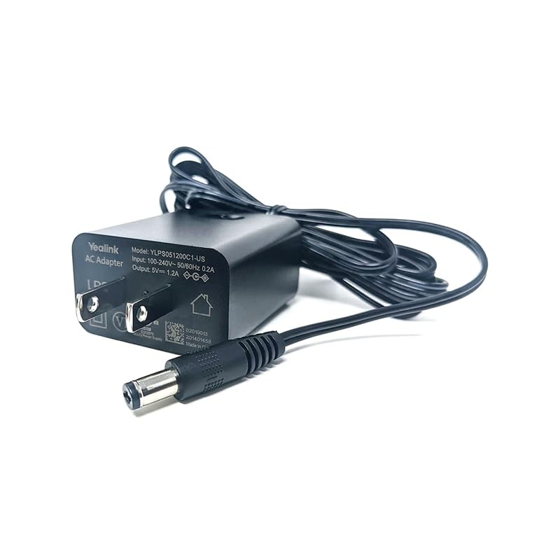 Yealink Accessory 330000011036 5V 1.2A PS f T20PT22PT26PT28PT41PT42G RTL