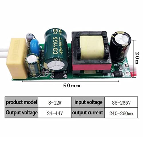 Acxico 2 Pcs Led Driver Power Supply 8 12W Ac 110V 220V