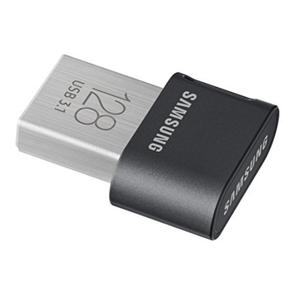 Samsung Fit Plus 3.1 Usb Flash Drive, 128Gb, 400Mb/S, Plug In And Stay, Storage Expansion For Laptop, Tablet, Smart Tv, Car Audi